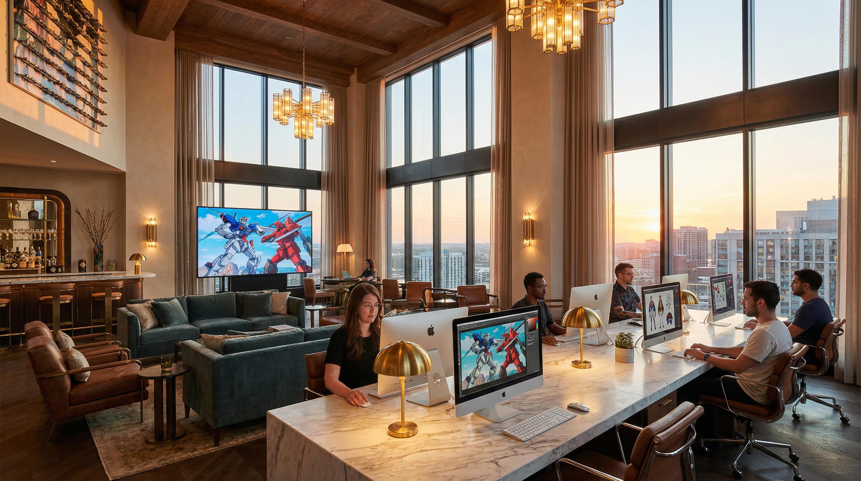 小蓝导航办公环境